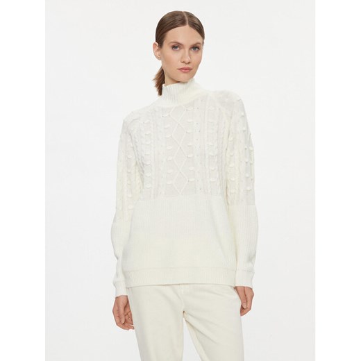 Silvian Heach Sweter GPA23251LU Écru Regular Fit ze sklepu MODIVO w kategorii Swetry damskie - zdjęcie 182659686