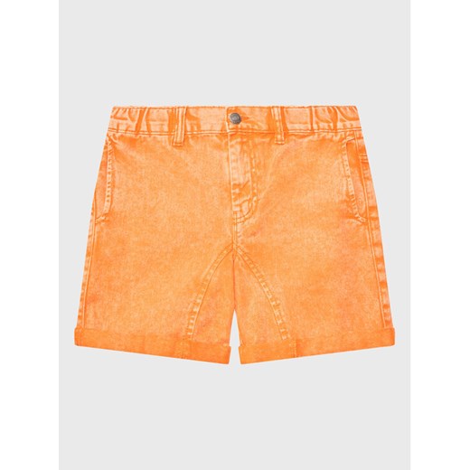 United Colors Of Benetton Szorty materiałowe 4I8BC9018 Pomarańczowy Regular Fit ze sklepu MODIVO w kategorii Spodenki dziewczęce - zdjęcie 182659717