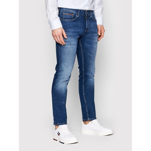 Tommy Jeans Jeansy Scanton DM0DM09549 Niebieski Slim Fit ze sklepu MODIVO w kategorii Jeansy męskie - zdjęcie 182659718