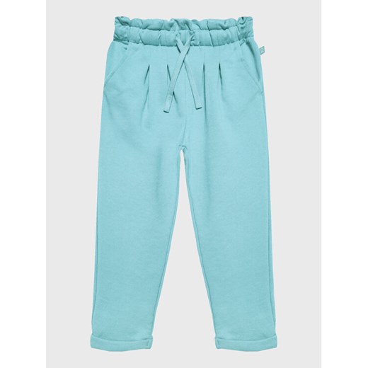 United Colors Of Benetton Spodnie dresowe 3JLXCF025 Turkusowy Regular Fit ze sklepu MODIVO w kategorii Spodnie dziewczęce - zdjęcie 182659735