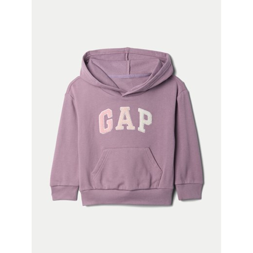 Gap Bluza 635288 Fioletowy Regular Fit ze sklepu MODIVO w kategorii Bluzy dziewczęce - zdjęcie 182659736