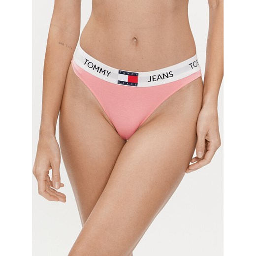 Tommy Jeans Biustonosz top UW0UW05345 Różowy ze sklepu MODIVO w kategorii Biustonosze - zdjęcie 182659795