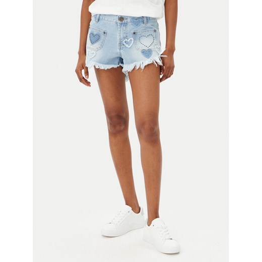 One Teaspoon Szorty jeansowe Retro Dukes 26849 Niebieski Relaxed Fit ze sklepu MODIVO w kategorii Szorty - zdjęcie 182659866