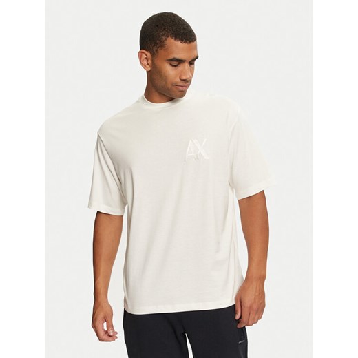 Armani Exchange T-Shirt 6DZMJF ZJLFZ 1116 Biały Regular Fit ze sklepu MODIVO w kategorii T-shirty męskie - zdjęcie 182659869