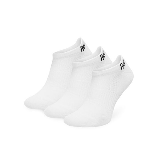 Reebok Zestaw 3 par niskich skarpet unisex R0356P-SS24 (3-pack) Biały ze sklepu MODIVO w kategorii Skarpetki damskie - zdjęcie 182659889