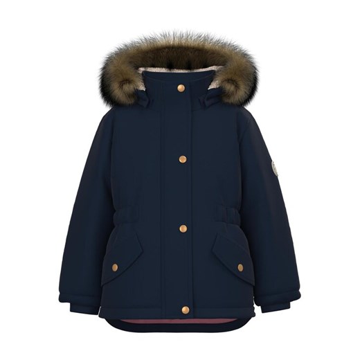 NAME IT Kurtka zimowa 13216492 Granatowy Regular Fit ze sklepu MODIVO w kategorii Kombinezony i kurtki - zdjęcie 182659916
