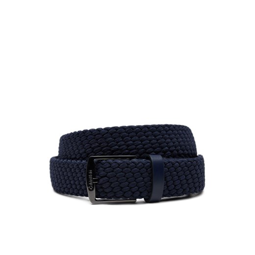 Calvin Klein Pasek Męski Ck Casual Elastic Braided 35Mm K50K512839 Granatowy ze sklepu MODIVO w kategorii Paski męskie - zdjęcie 182659997