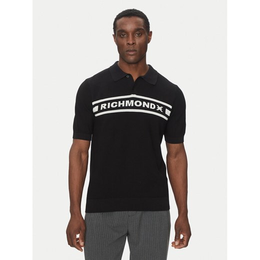 Richmond X Sweter UMP25128PO Czarny Regular Fit ze sklepu MODIVO w kategorii Swetry męskie - zdjęcie 182660085