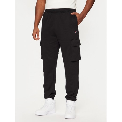 Champion Spodnie dresowe 220298 Czarny Standard Fit Champion S MODIVO