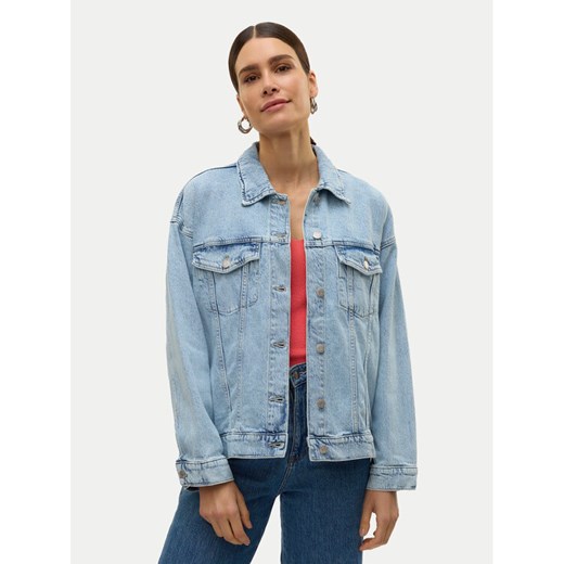 Vero Moda Kurtka jeansowa Tessa 10329868 Niebieski Relaxed Fit ze sklepu MODIVO w kategorii Kurtki damskie - zdjęcie 182660188
