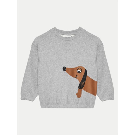 Mini Rodini Bluza Dog 2472015994 Szary Regular Fit ze sklepu MODIVO w kategorii Bluzy dziewczęce - zdjęcie 182660216