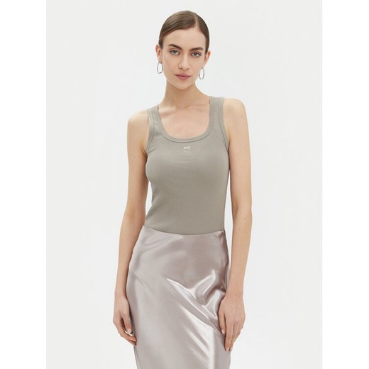 PINKO Top Calcolatore 100807 Szary Regular Fit ze sklepu MODIVO w kategorii Bluzki damskie - zdjęcie 182660225