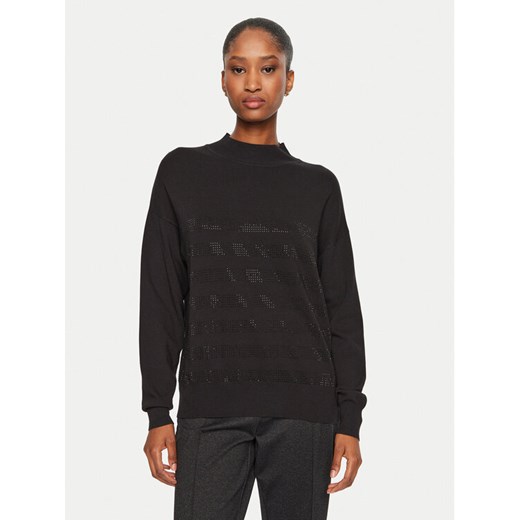 LOLA CASADEMUNT Sweter LF2411018 Czarny Regular Fit ze sklepu MODIVO w kategorii Swetry damskie - zdjęcie 182660228