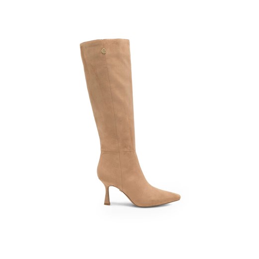 Nine West Kozaki MAIDA ZL23003-2CC Beżowy ze sklepu MODIVO w kategorii Kozaki damskie - zdjęcie 182660339