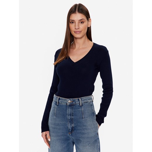 United Colors Of Benetton Sweter 1091D4625 Granatowy Regular Fit ze sklepu MODIVO w kategorii Swetry damskie - zdjęcie 182660349