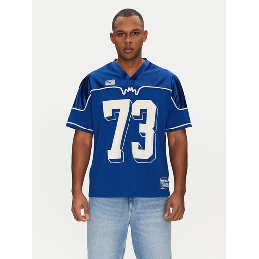 Puma T-Shirt Dress Code Football 630254 Niebieski Relaxed Fit ze sklepu MODIVO w kategorii T-shirty męskie - zdjęcie 182660396