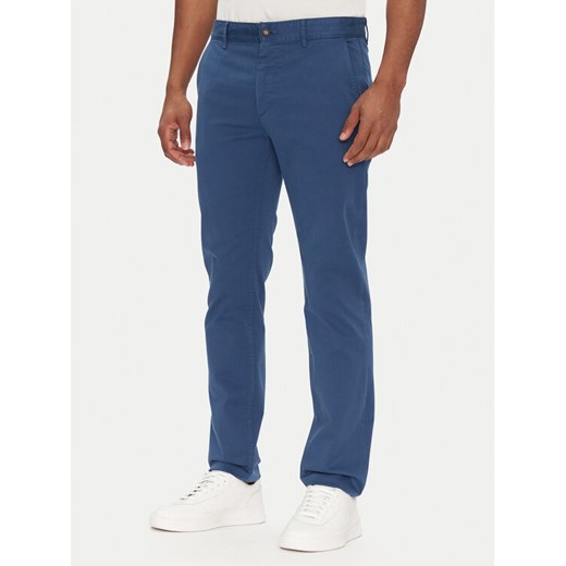 BOSS Chinosy 50510933 Niebieski Slim Fit ze sklepu MODIVO w kategorii Spodnie męskie - zdjęcie 182660398