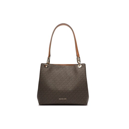 MICHAEL Michael Kors Torebka Kensington 30F3G8KT7B Brązowy ze sklepu MODIVO w kategorii Torby Shopper bag - zdjęcie 182660405