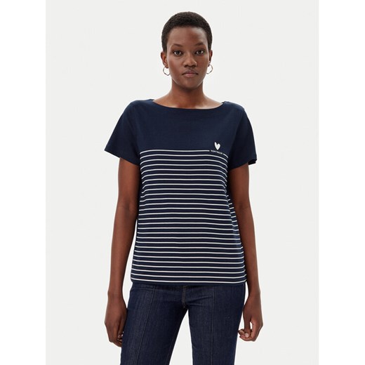 Tom Tailor T-Shirt 1045544 Granatowy Regular Fit ze sklepu MODIVO w kategorii Bluzki damskie - zdjęcie 182660437