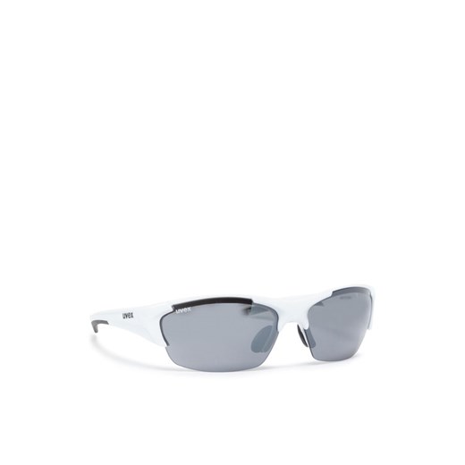 Uvex Okulary przeciwsłoneczne Blaze III S5320468216 Biały ze sklepu MODIVO w kategorii Okulary przeciwsłoneczne męskie - zdjęcie 182660448