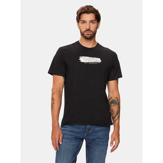 Guess T-Shirt M4BI61 K9RM1 Czarny Slim Fit ze sklepu MODIVO w kategorii T-shirty męskie - zdjęcie 182660455