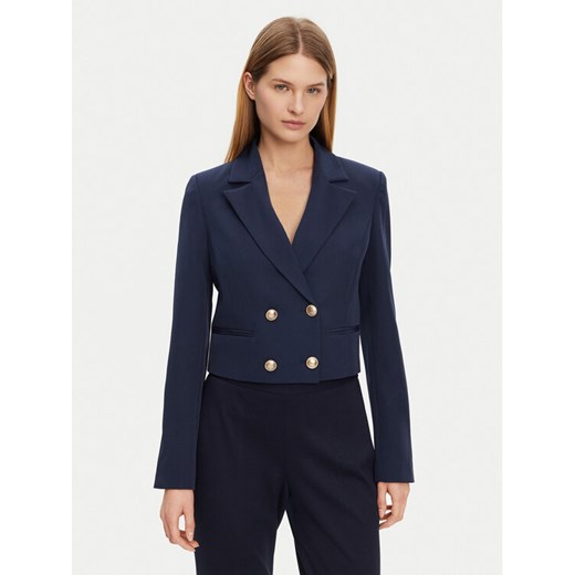 Guess Marynarka W5GN67 WH9Y2 Granatowy Regular Fit ze sklepu MODIVO w kategorii Marynarki damskie - zdjęcie 182660597