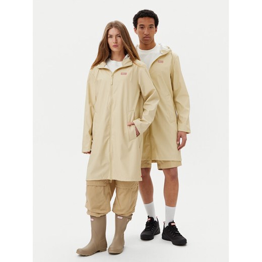 Hunter Kurtka przeciwdeszczowa Andrea Unisex HARU0002244 Beżowy Regular Fit ze sklepu MODIVO w kategorii Kurtki damskie - zdjęcie 182660598