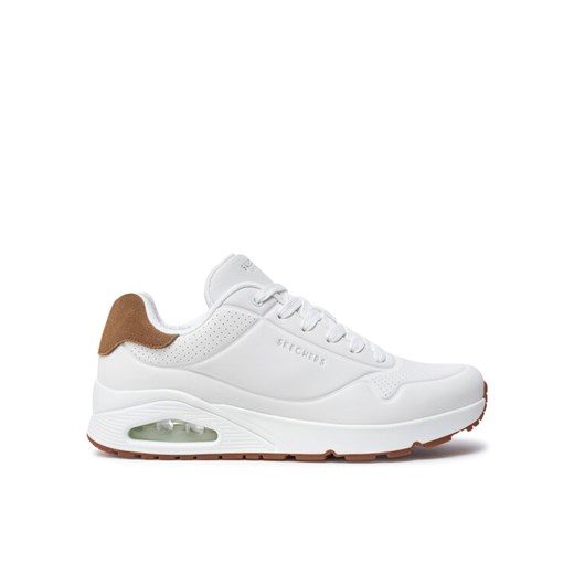 Skechers Sneakersy Uno - Suited On Air 183004 Biały ze sklepu MODIVO w kategorii Buty sportowe męskie - zdjęcie 182660609