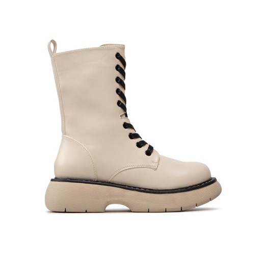 DeeZee Botki ZAL90087-4 Beżowy ze sklepu MODIVO w kategorii Workery damskie - zdjęcie 182660655
