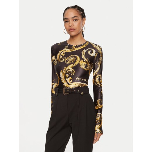 Versace Jeans Couture Body 77HAM2A1 Czarny Slim Fit ze sklepu MODIVO w kategorii Bluzki damskie - zdjęcie 182660749
