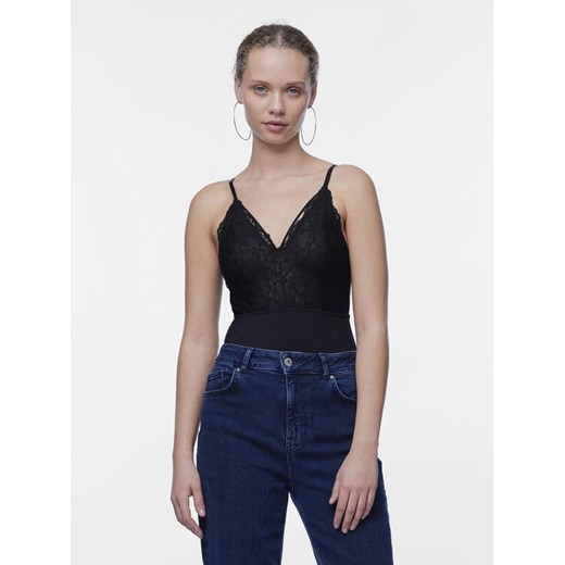 Pieces Body Nichelle 17102107 Czarny Slim Fit Pieces XS MODIVO