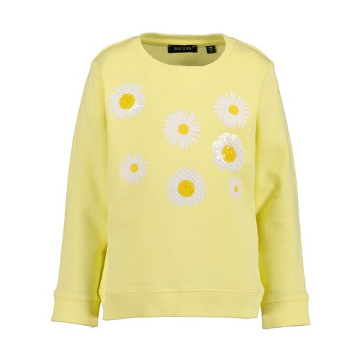 Blue Seven Bluza 717595 X Żółty Regular Fit ze sklepu MODIVO w kategorii Bluzy dziewczęce - zdjęcie 182660898