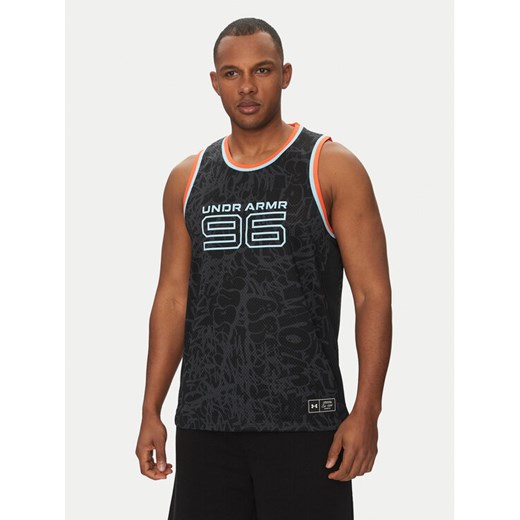 Under Armour Tank top Zone Pro 6000369 Czarny Regular Fit ze sklepu MODIVO w kategorii T-shirty męskie - zdjęcie 182660925