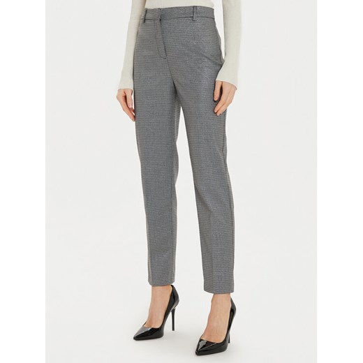 Morgan Chinosy 242-PALS.F Szary Slim Fit ze sklepu MODIVO w kategorii Spodnie damskie - zdjęcie 182660946