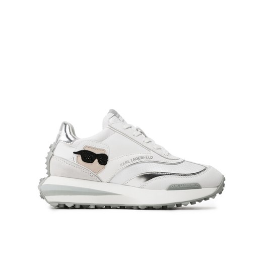 KARL LAGERFELD Sneakersy KL62930N Biały ze sklepu MODIVO w kategorii Buty sportowe damskie - zdjęcie 182660977