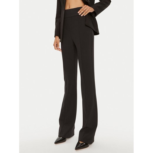 Pinko Spodnie materiałowe Solopaca 102851 A0HC Czarny Regular Fit ze sklepu MODIVO w kategorii Spodnie damskie - zdjęcie 182661037