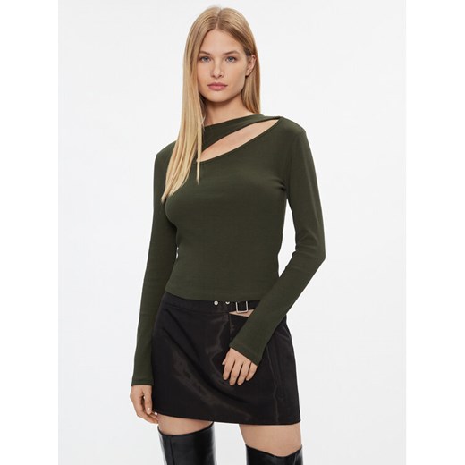 ONLY Bluzka 15283977 Zielony Regular Fit ze sklepu MODIVO w kategorii Bluzki damskie - zdjęcie 182661065
