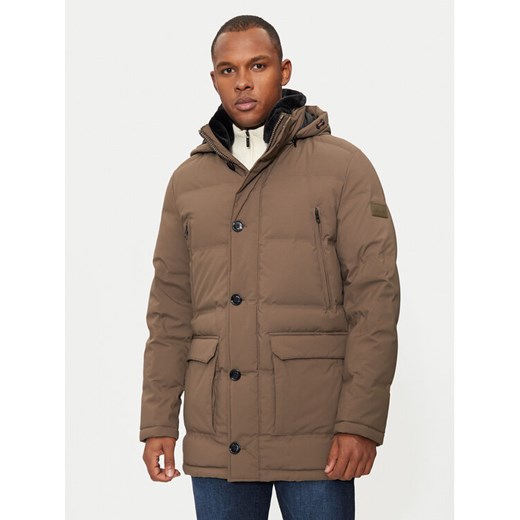 Hechter Paris Kurtka puchowa 50168 142205 Beżowy Regular Fit ze sklepu MODIVO w kategorii Kurtki męskie - zdjęcie 182661067