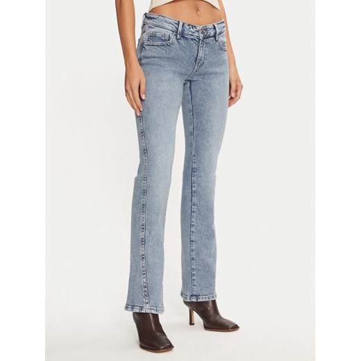 Gina Tricot Jeansy 22839 Niebieski Flare Fit ze sklepu MODIVO w kategorii Jeansy damskie - zdjęcie 182661069