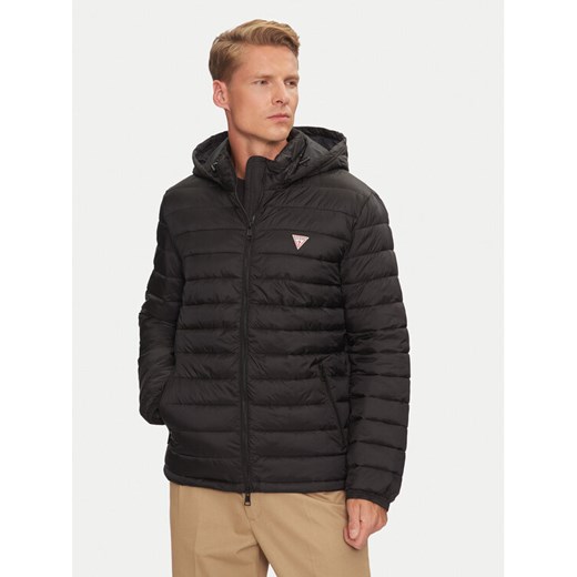 Guess Kurtka puchowa M4YL99 WG922 Czarny Regular Fit ze sklepu MODIVO w kategorii Kurtki męskie - zdjęcie 182661078