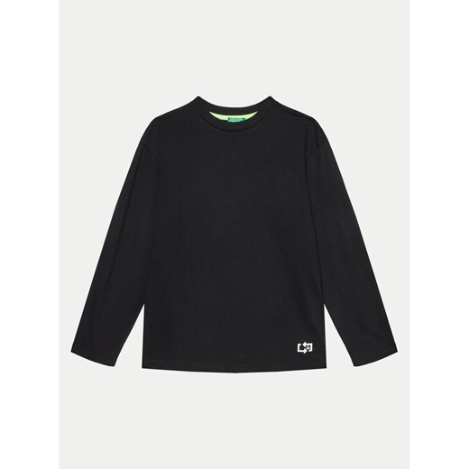 United Colors Of Benetton Bluzka 3EG9C10M6 Czarny Regular Fit ze sklepu MODIVO w kategorii T-shirty chłopięce - zdjęcie 182661166