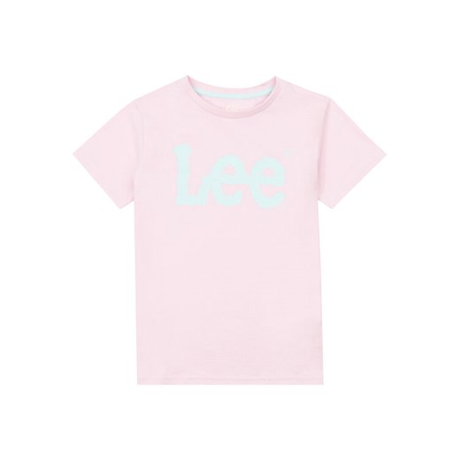 Lee T-Shirt Wobbly Graphic LEG5029 Różowy Regular Fit ze sklepu MODIVO w kategorii Bluzki dziewczęce - zdjęcie 182661199
