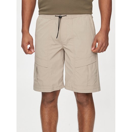 Jack&Jones Szorty materiałowe Velo 12249100 Beżowy Regular Fit ze sklepu MODIVO w kategorii Spodenki męskie - zdjęcie 182661205
