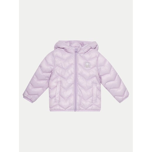 United Colors Of Benetton Kurtka zimowa 21INGN02Z Fioletowy Regular Fit ze sklepu MODIVO w kategorii Kurtki dziewczęce - zdjęcie 182661235