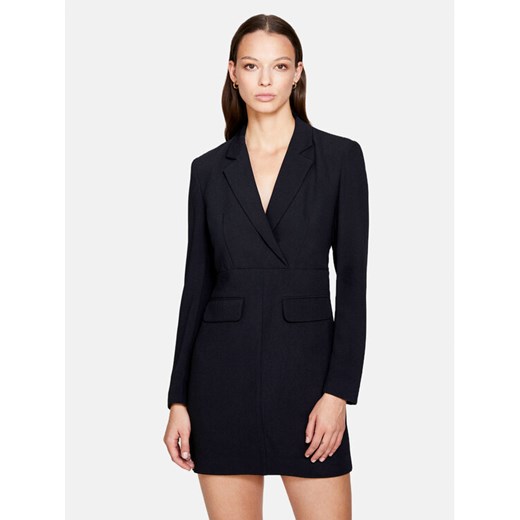 Sisley Sukienka codzienna 4O87LV04J Czarny Regular Fit ze sklepu MODIVO w kategorii Sukienki - zdjęcie 182661239