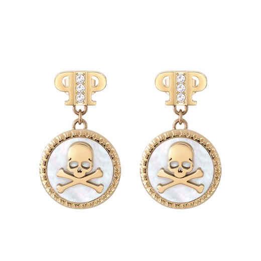 PHILIPP PLEIN Kolczyki Plein Mini Logo PJ2EA08EU Złoty ze sklepu MODIVO w kategorii Kolczyki - zdjęcie 182661245