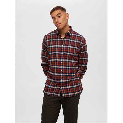 Selected Homme Koszula 16091358 Kolorowy Slim Fit ze sklepu MODIVO w kategorii Koszule męskie - zdjęcie 182661255