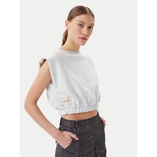 Alpha Industries Top Studio Edition 156031 Szary Regular Fit ze sklepu MODIVO w kategorii Bluzki damskie - zdjęcie 182661278