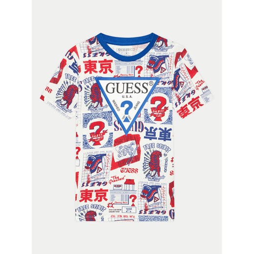 Guess T-Shirt L4YI04 K8HM3 Kolorowy Regular Fit ze sklepu MODIVO w kategorii T-shirty chłopięce - zdjęcie 182661285