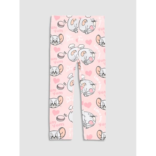 Coccodrillo Legginsy WC3122101LIG Różowy Slim Fit ze sklepu MODIVO w kategorii Spodnie dziewczęce - zdjęcie 182661287